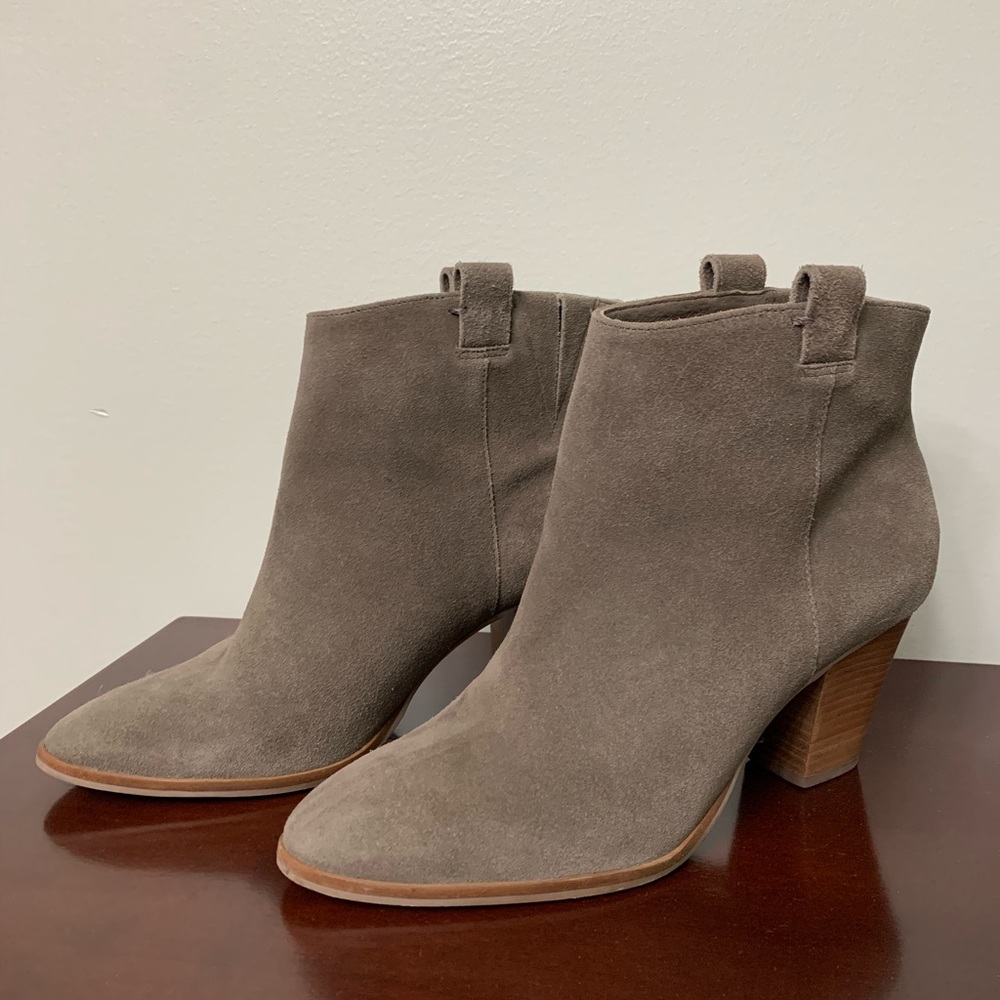 J. Crew Suede Ankle Boots Sz 9